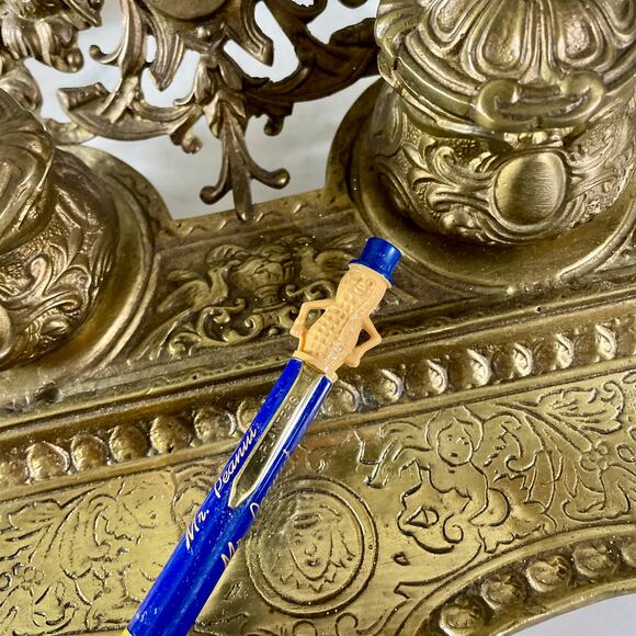 Blue and Yellow Ballpoint Pen - Picture 6 of 8